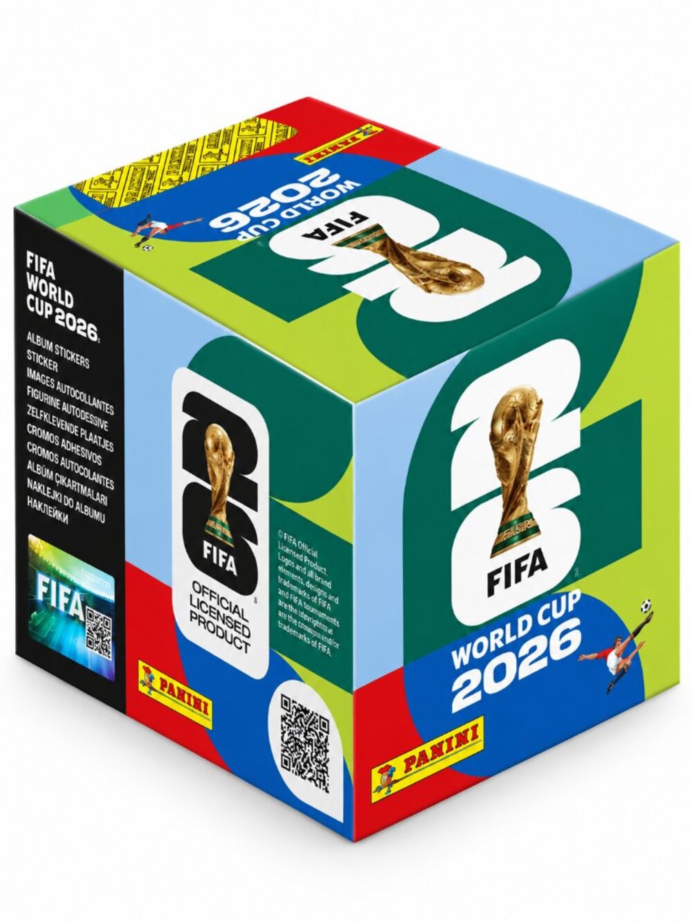 Panini FIFA World Cup 2026 Sticker Collection, Sealed Display Box, 50 Packs Per